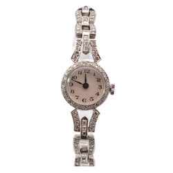 Platinum and Diamond Watch