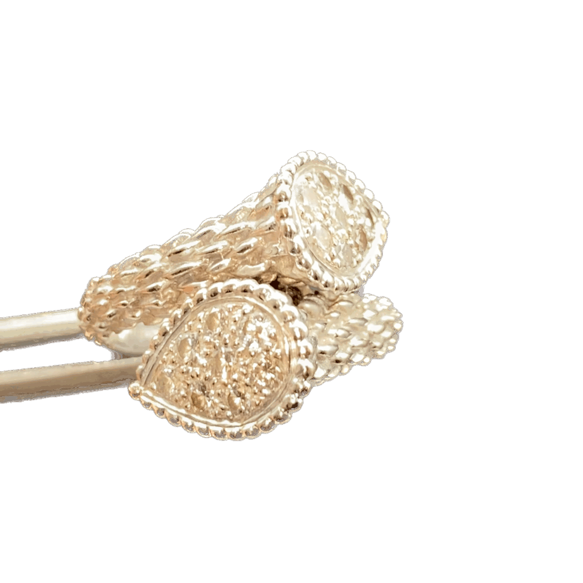 BOUCHERON "Serpent Bohème" Toi & Moi Ring in white gold and diamonds