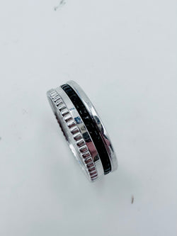 BOUCHERON "Quatre Black Edition" Ring in white gold and black PVD