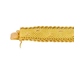 Yellow gold Cuff bracelet