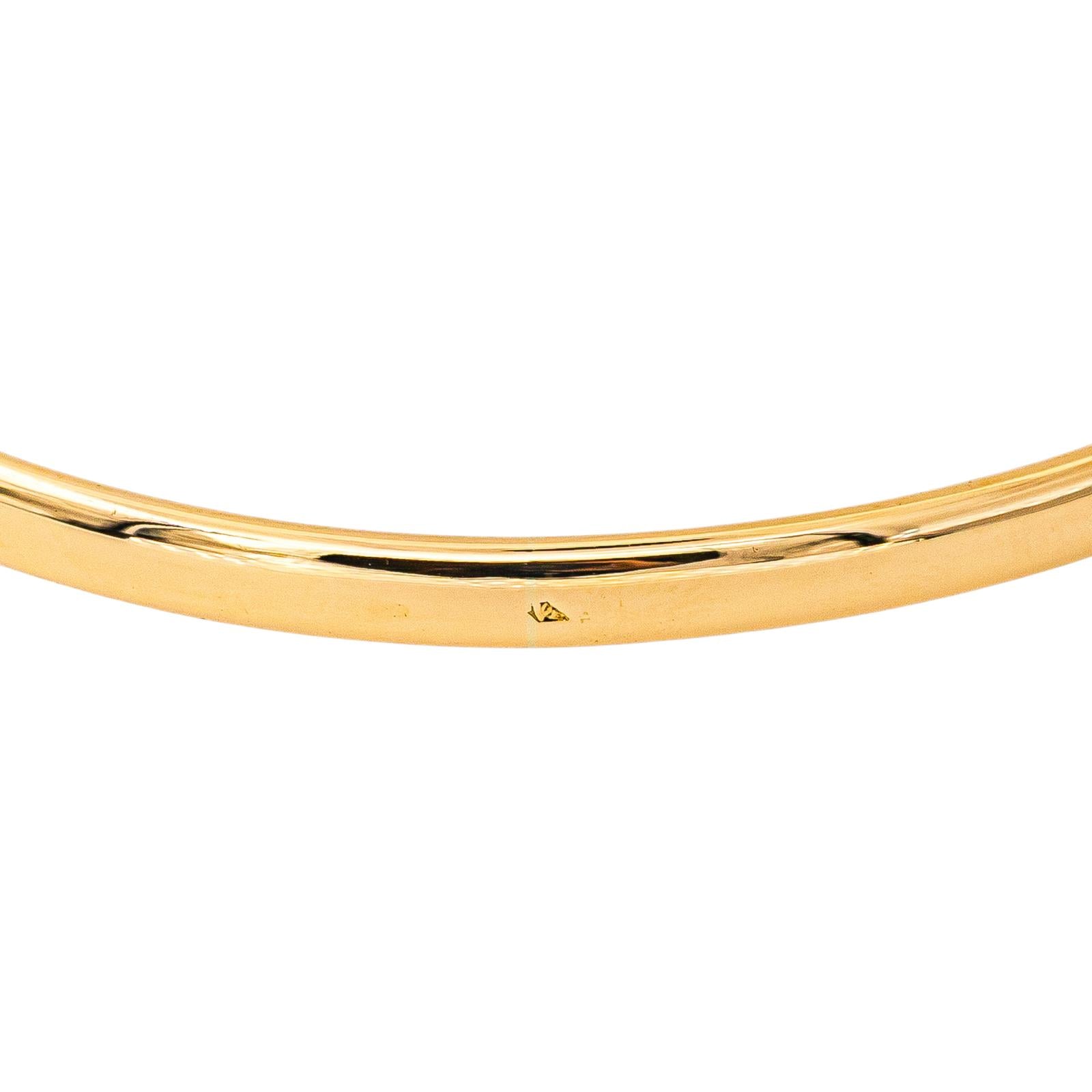 Yellow Gold Bangle Bracelet