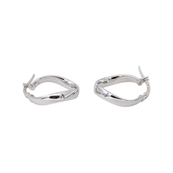 White gold Hoop earrings