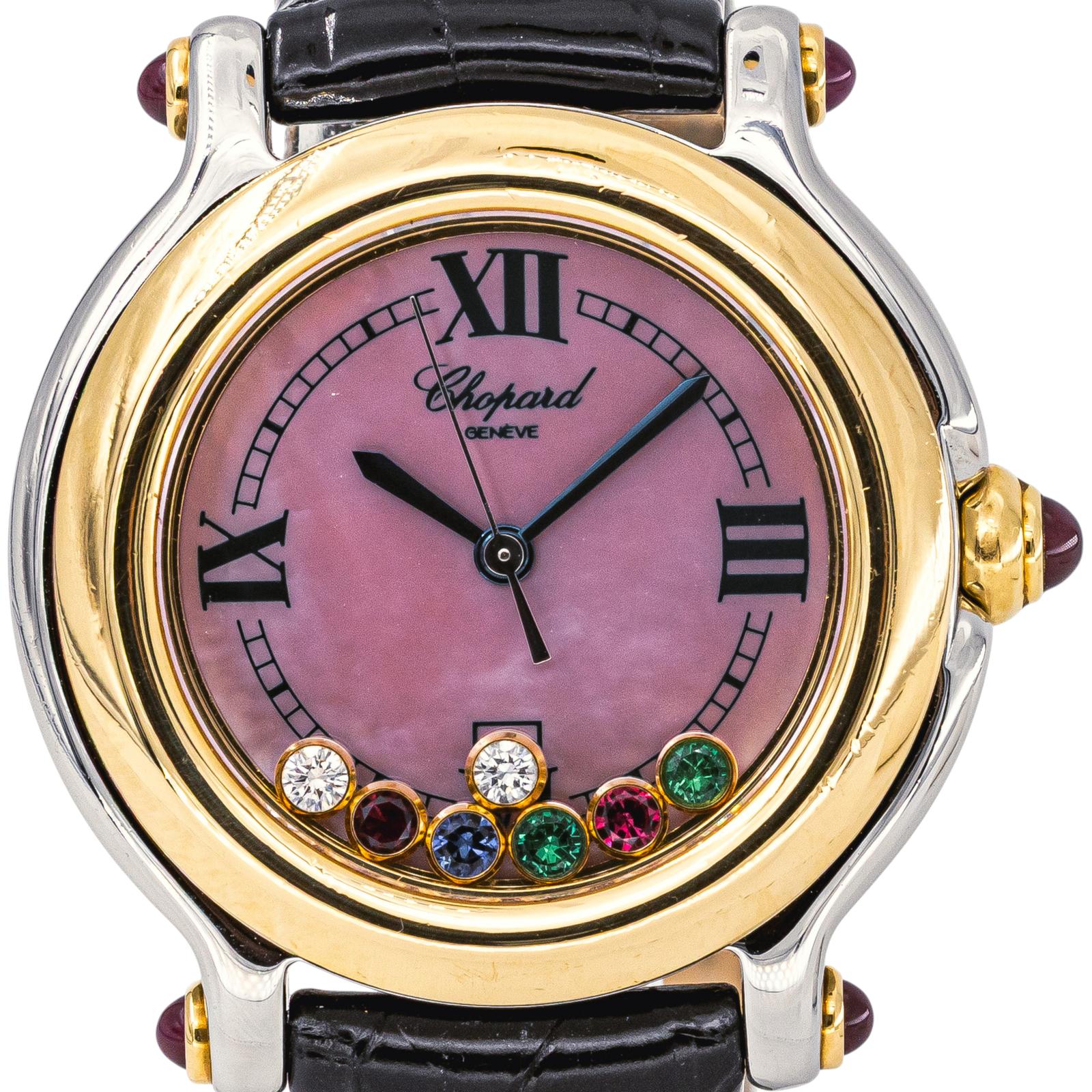 Chopard Happy Sport Watch, Stainless Steel, Ruby