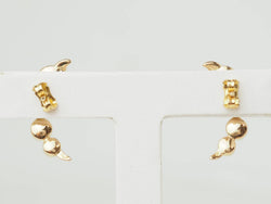 Yellow Gold and Garnet Earrings