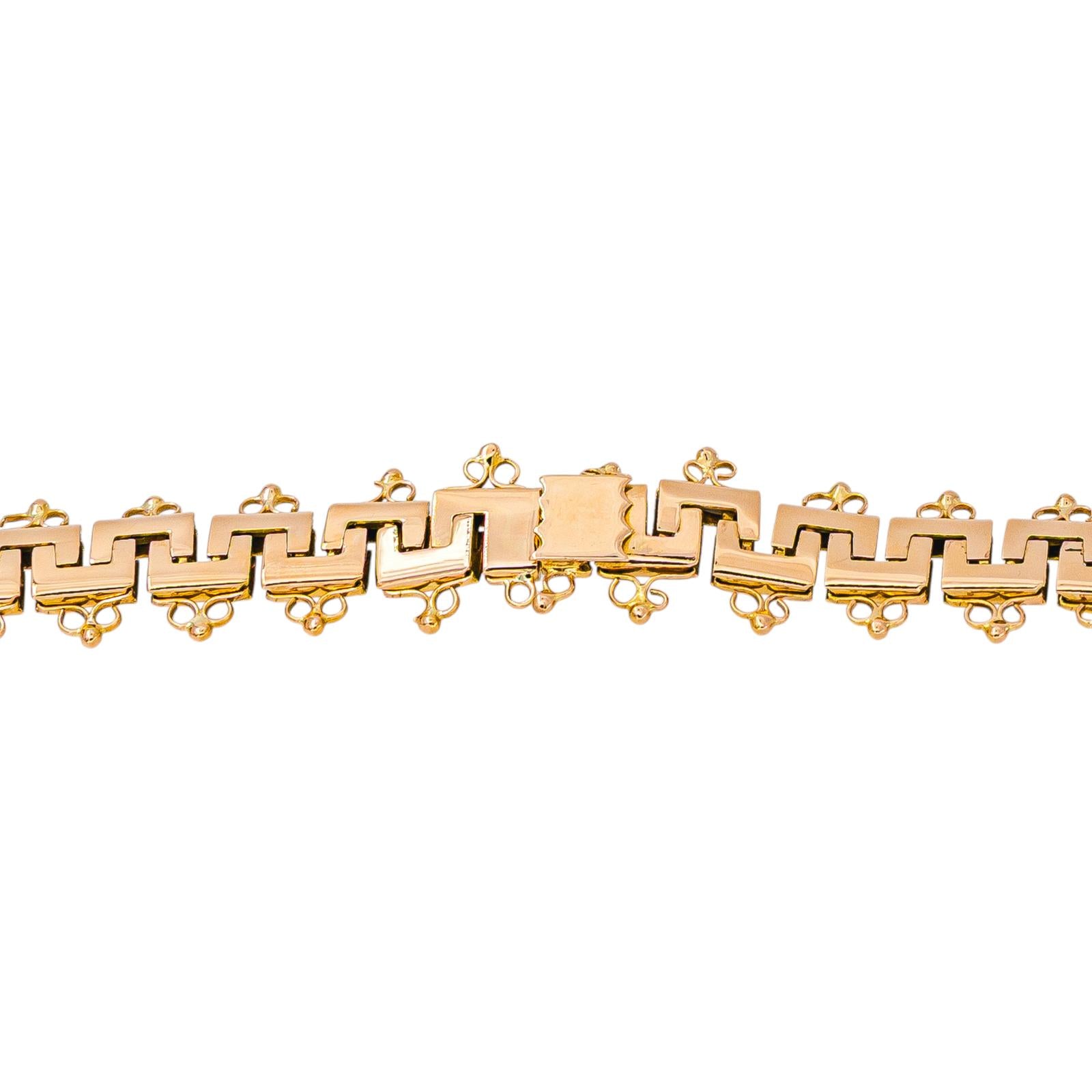 Rose gold Greek Knot Necklace