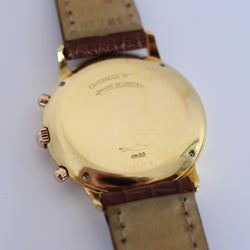 JAEGER-LECOULTRE "Odysseus" Watch in Yellow gold, Rose gold and leather