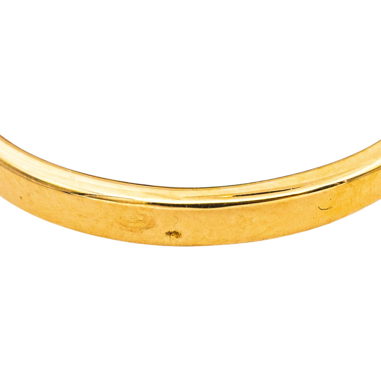 Yellow gold Emerald Ring