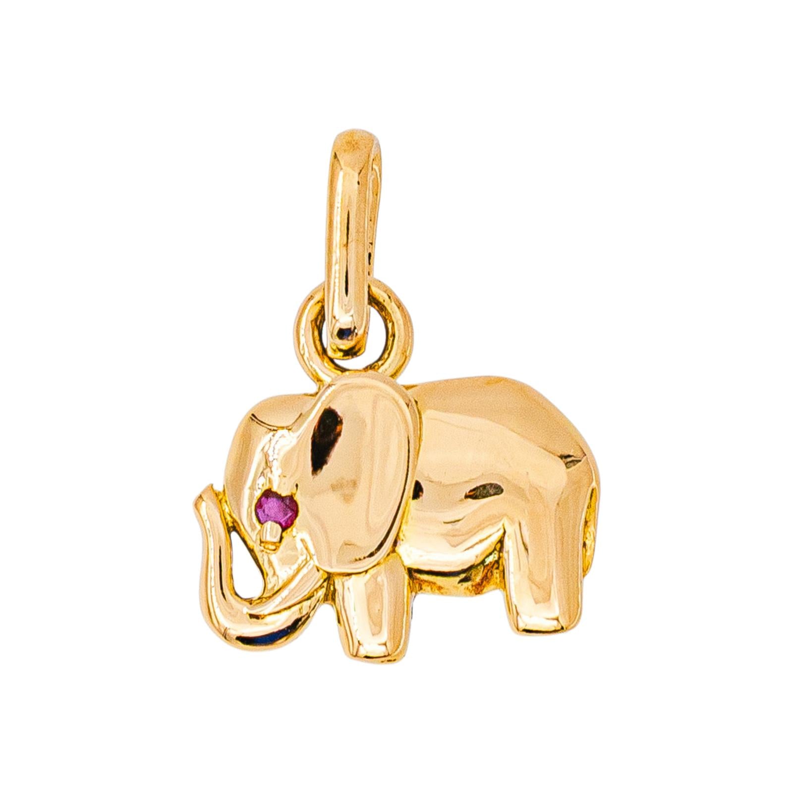 Dodo Pomellato  Pendentif   Or jaune  Rubis