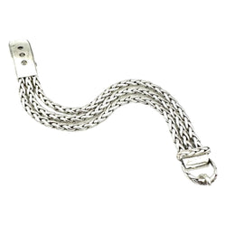 HERMÈS "Diane" Silver Belt Bracelet