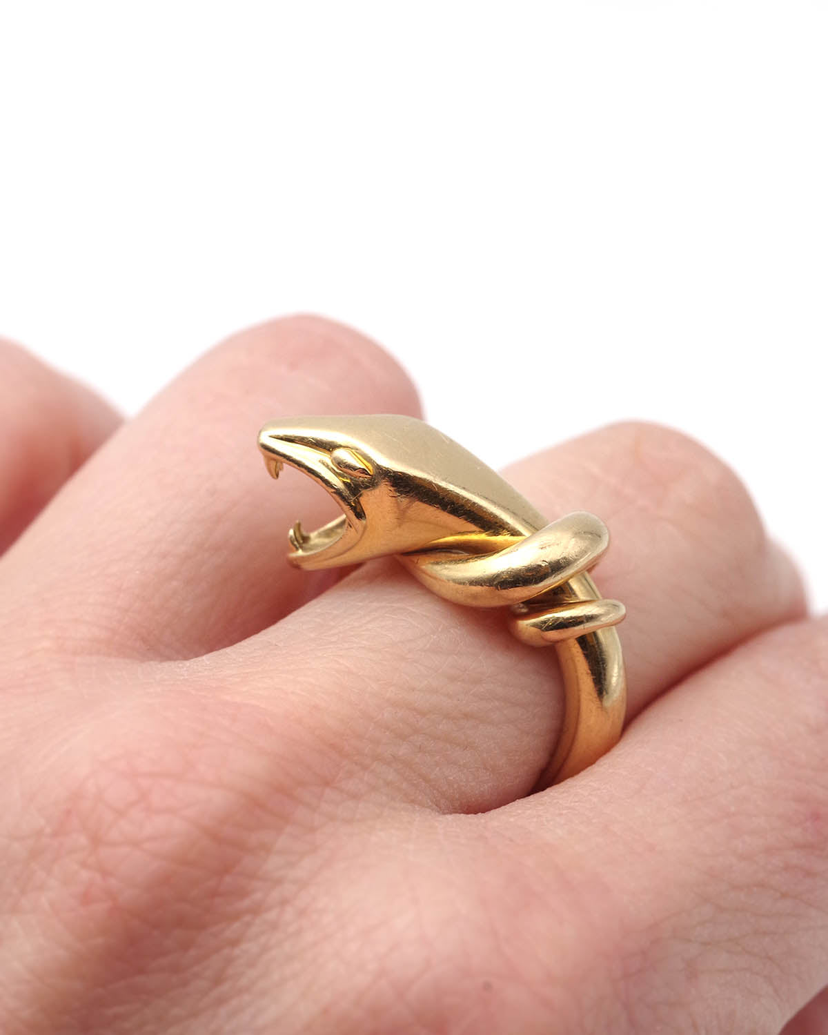 Bague Jonc BOUCHERON serpent en or