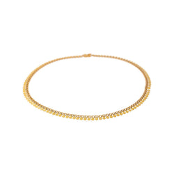 Yellow gold necklace