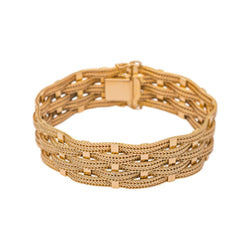 Bracelet Manchette Or rose