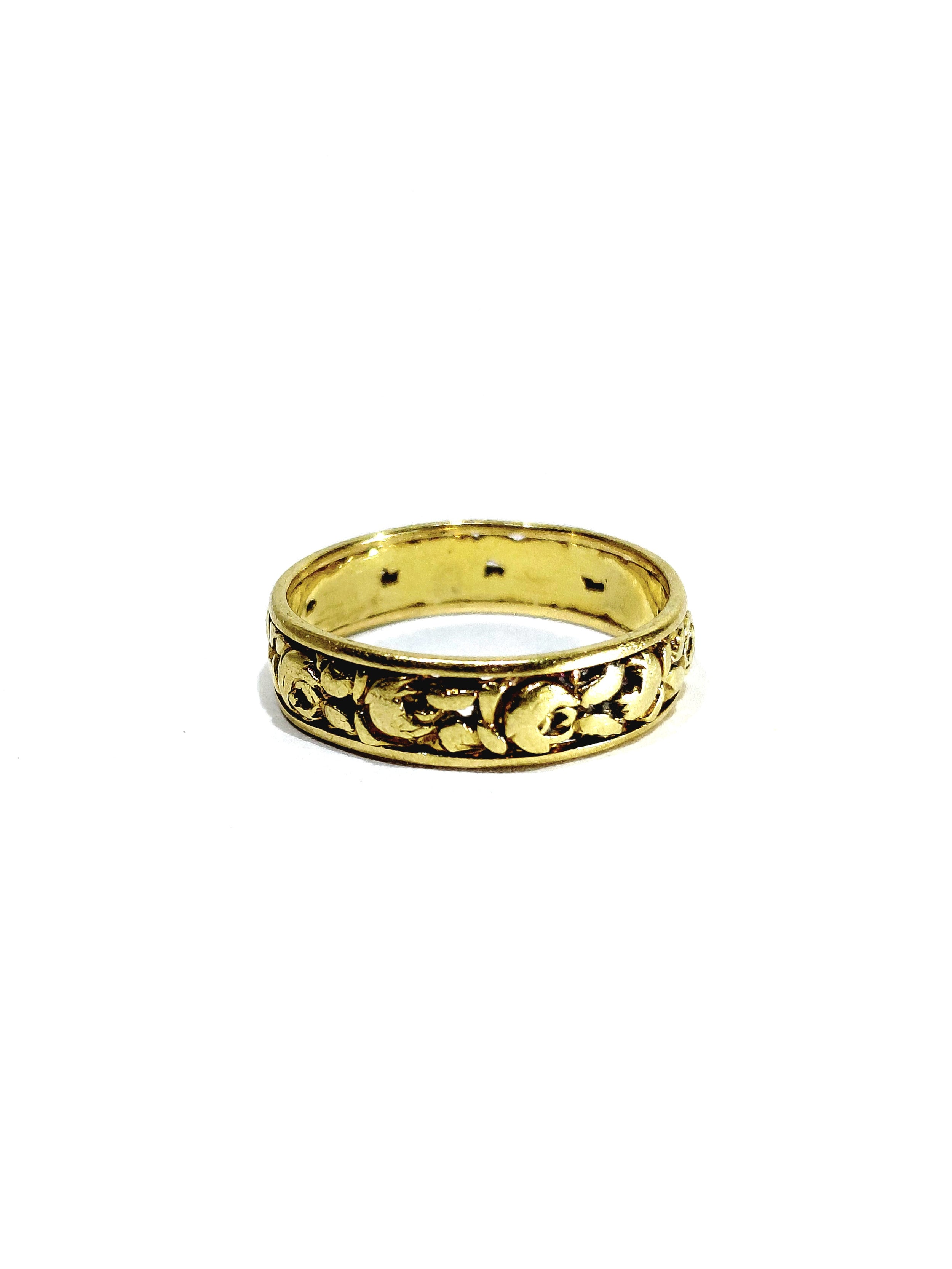 Art Nouveau Yellow Gold Ring