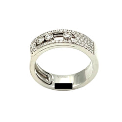 MESSIKA "Move Noa Pavée" PM Pave Ring in white gold and diamonds
