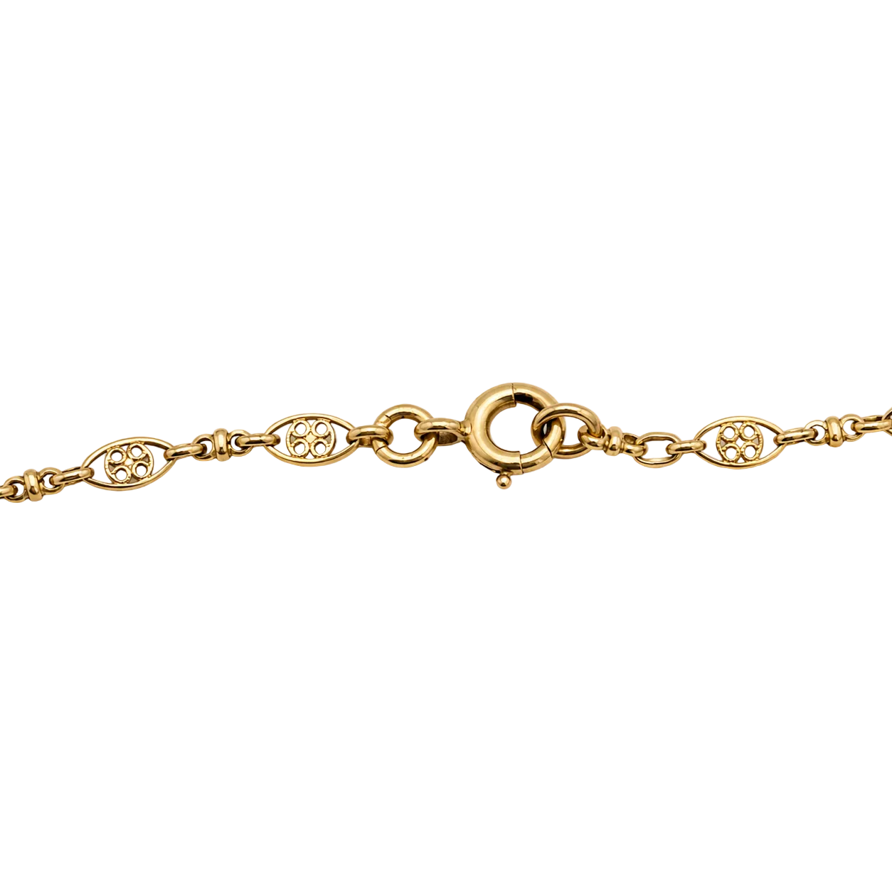 Yellow gold and Diamonds Drapery Necklace