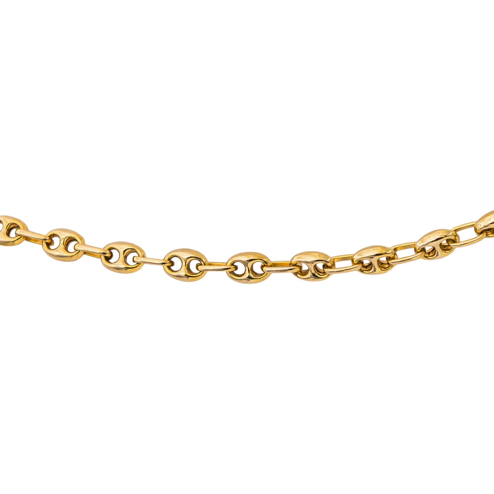Collier Grain de café Or jaune