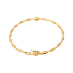 Yellow Gold Bangle Bracelet