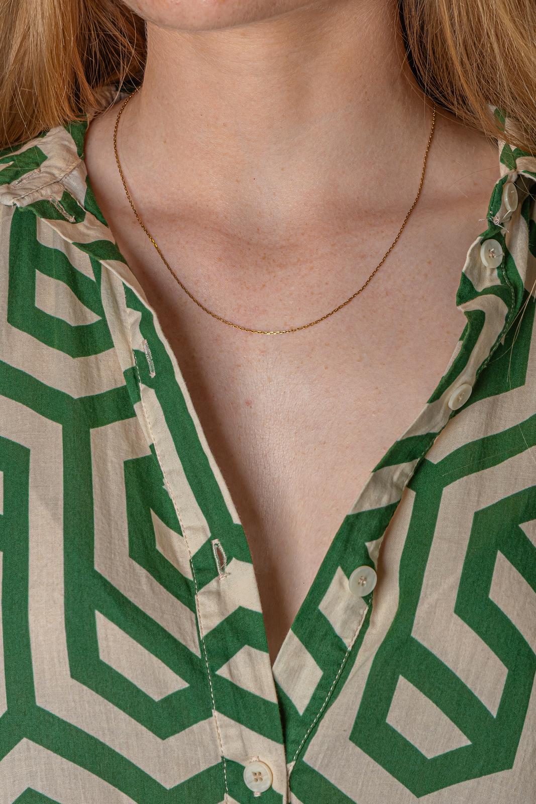 Collier Maille Forçat Or jaune