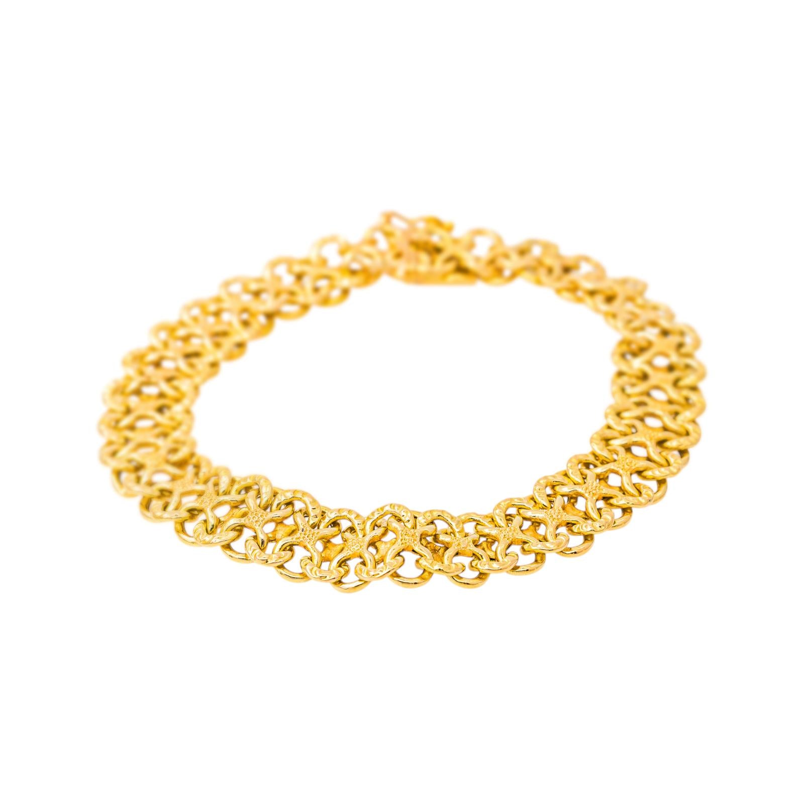 Soft-Link Yellow Gold Bracelet