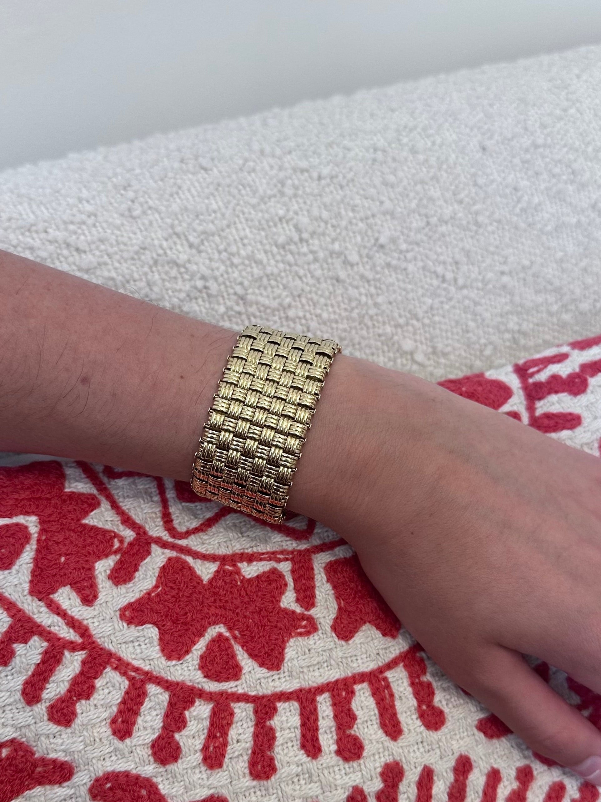 Yellow Gold Cuff Bracelet