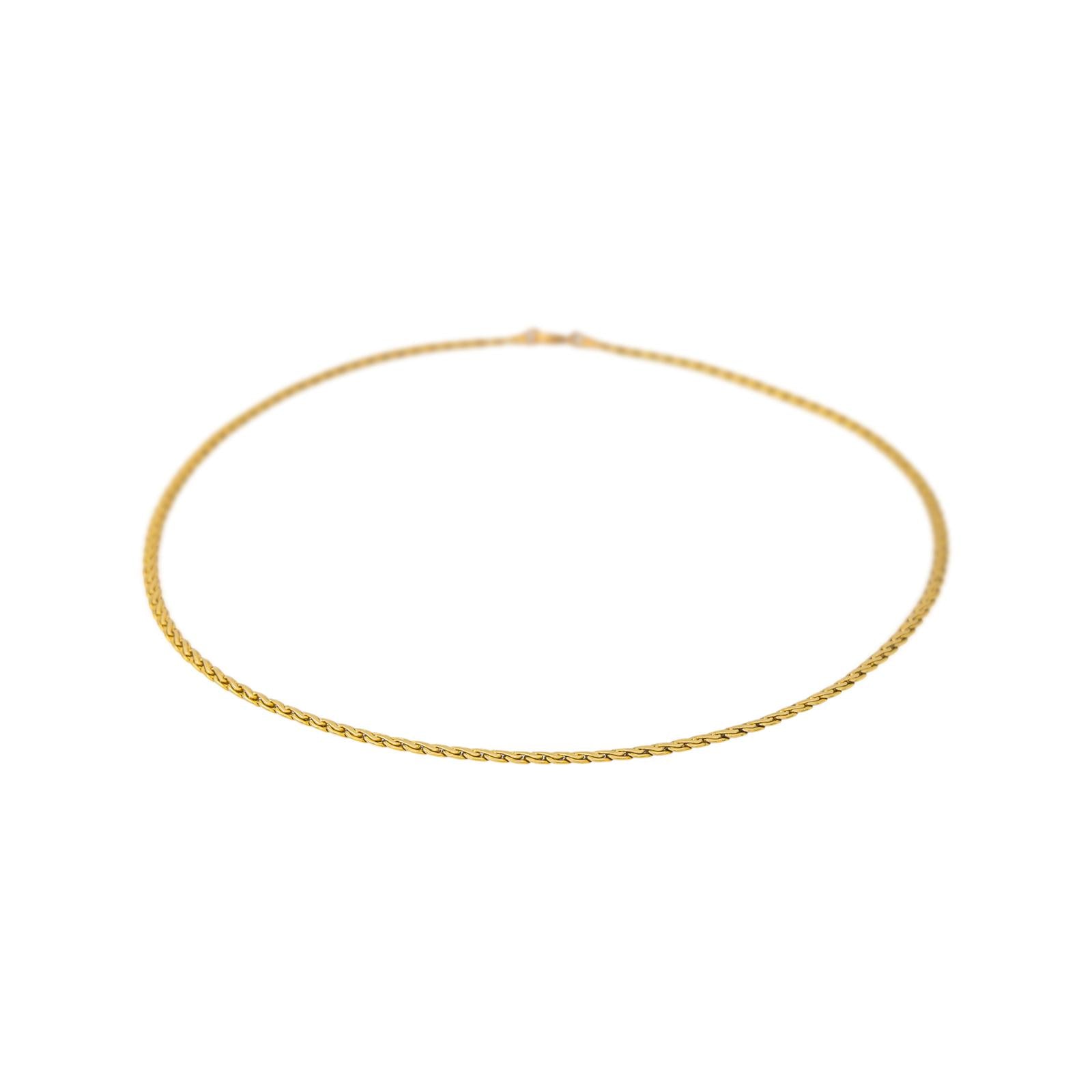 Yellow Gold Link Necklace