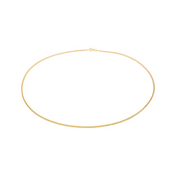Yellow Gold Braided Link Necklace