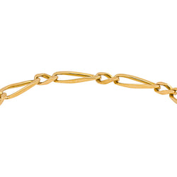 Bracelet Maille figaro  Or jaune
