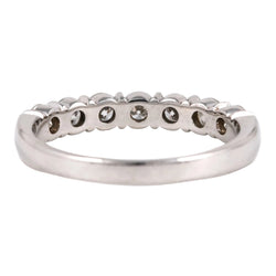 White Gold and Diamond Wedding Band