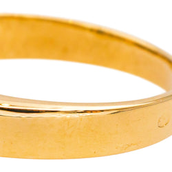 Bague  Or jaune Saphir 