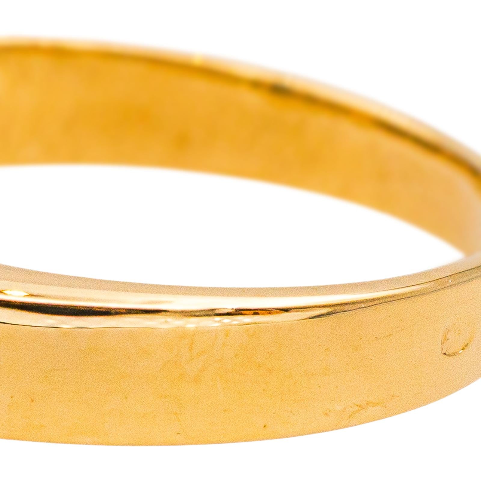 Bague  Or jaune Saphir 