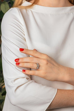 White Gold Diamond Ring