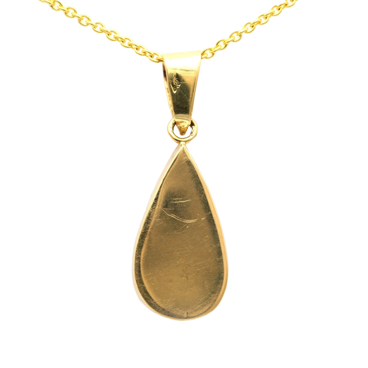 Yellow Gold and Opal Pendant