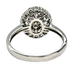 "Entourage" Ring in White Gold and Diamonds