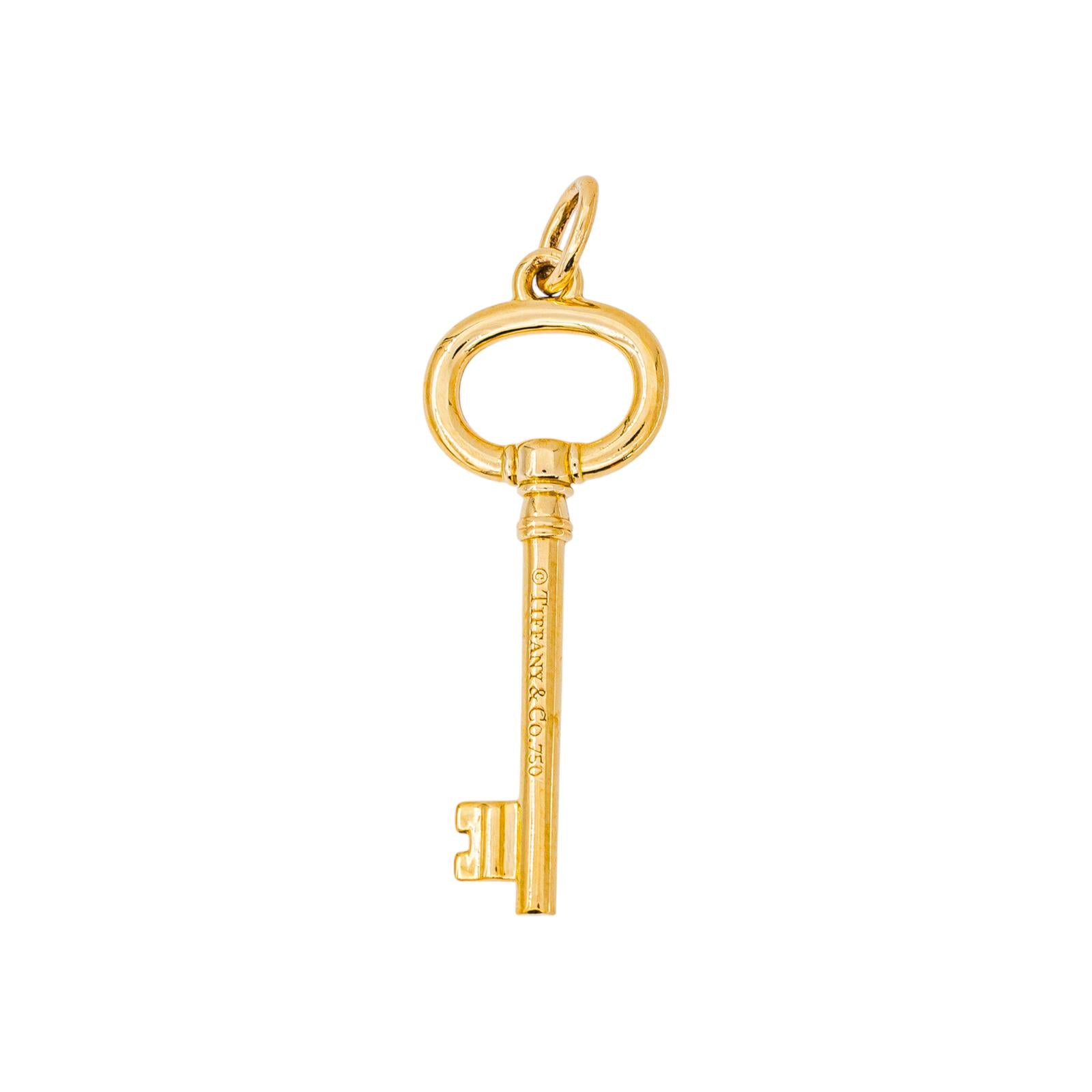 Tiffany & Co Pendentif Clé Or jaune