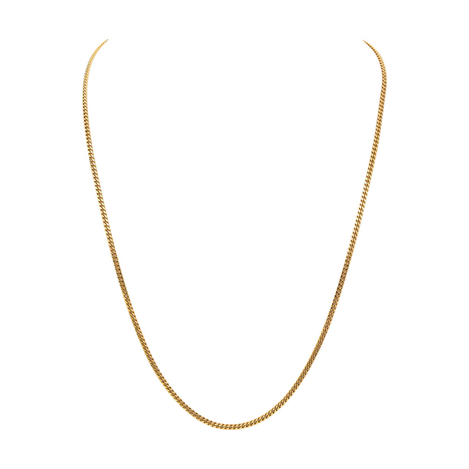 Collier Maille gourmette Or jaune