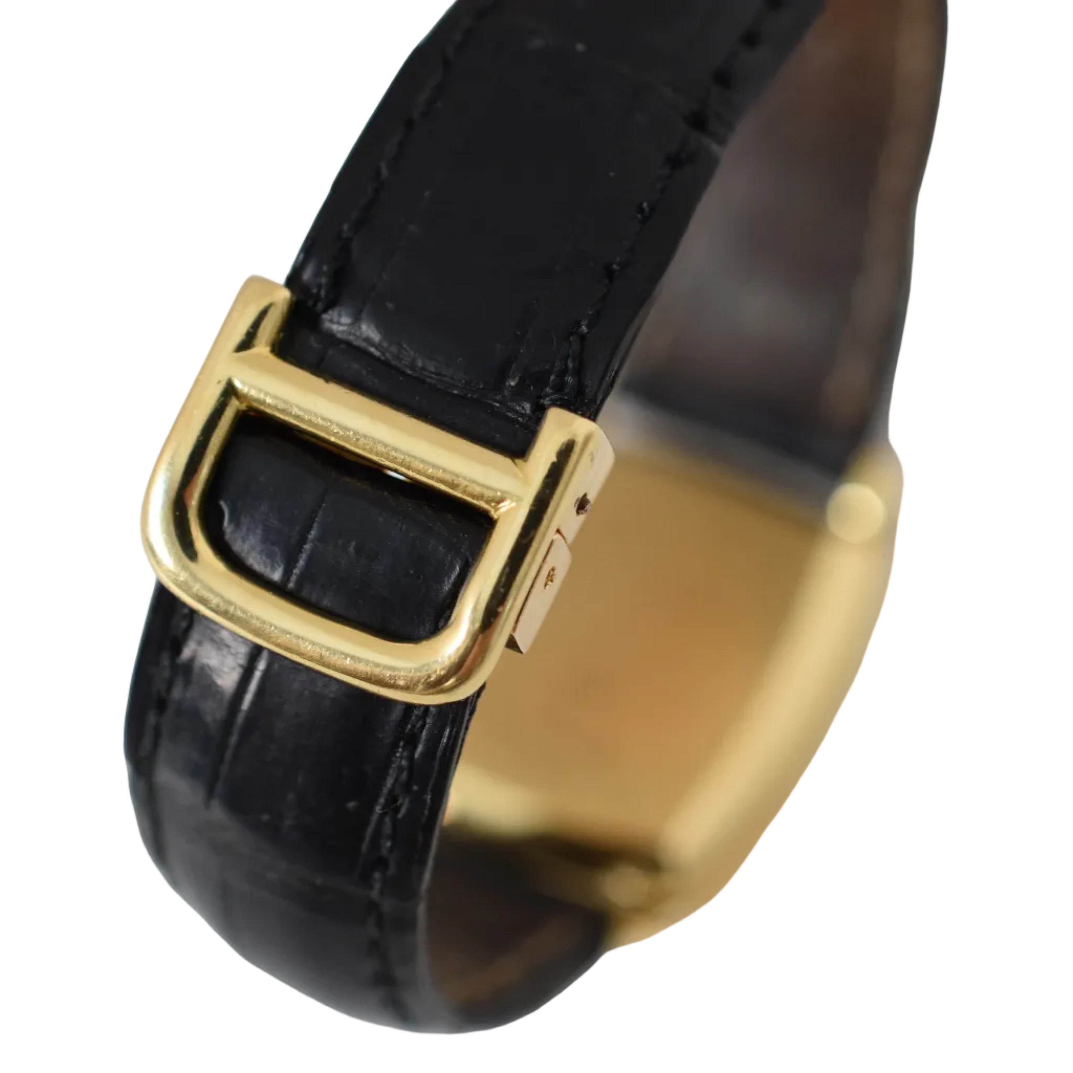 Watch BAUME & MERCIER X VAN CLEEF & ARPELS in yellow gold, leather and sapphire