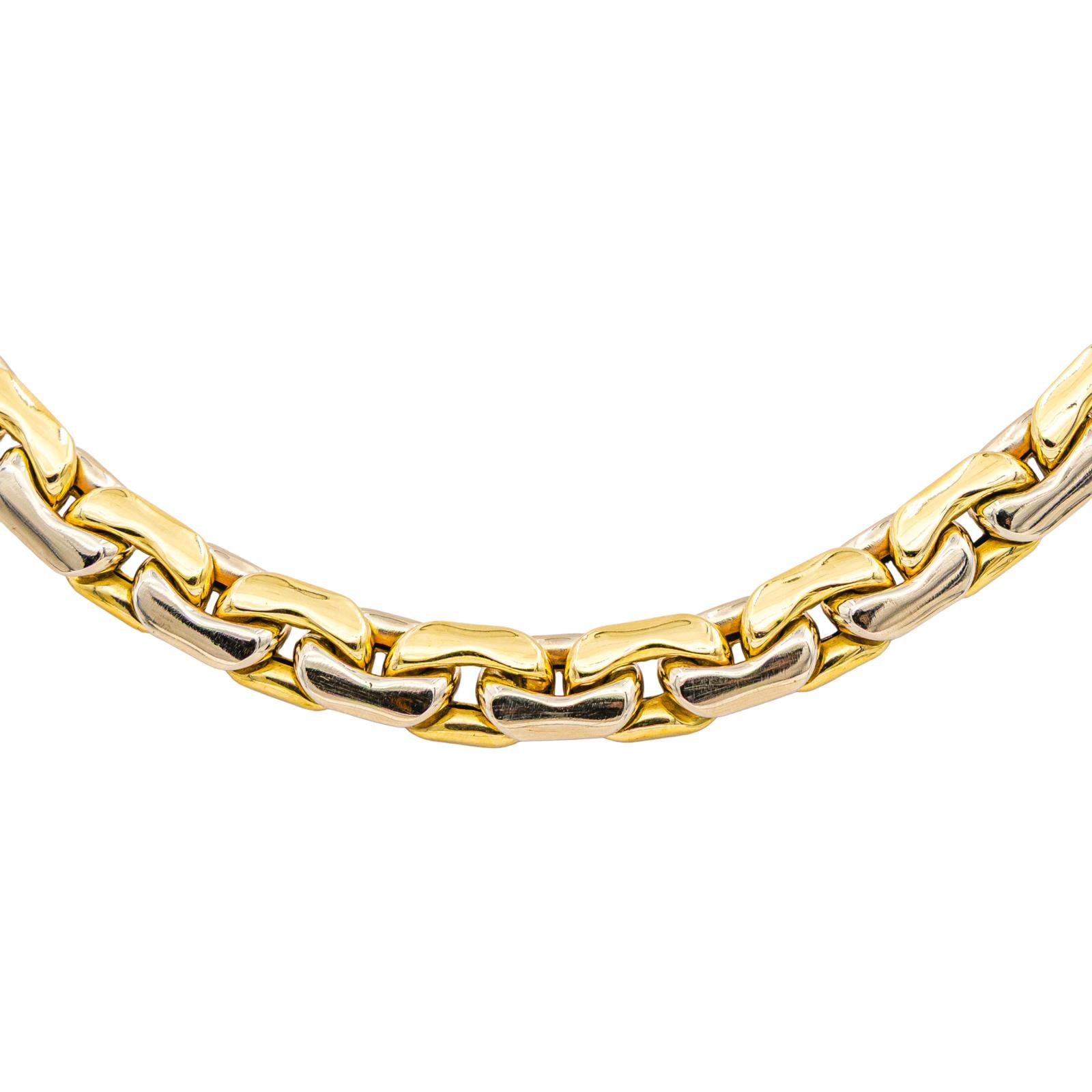 Collier Maille haricot Or jaune