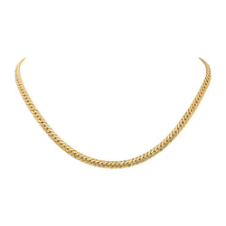 Yellow Gold English Link Necklace