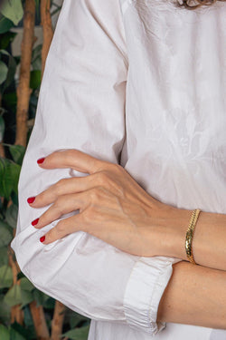 Yellow Gold English Link Bracelet