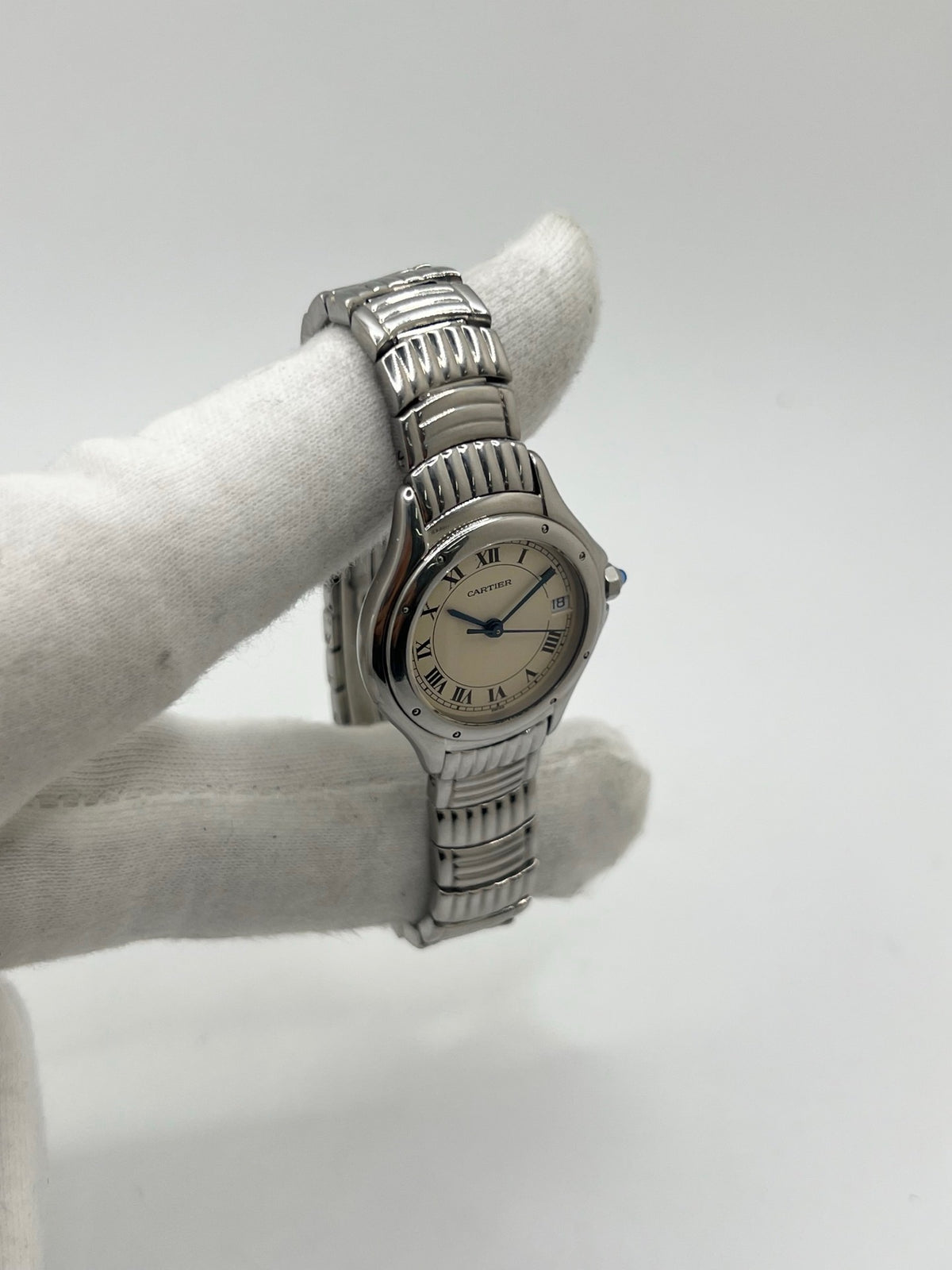 CARTIER "Cougar" Steel Watch