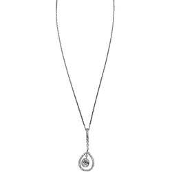 Necklace Pendant in White gold and Diamonds