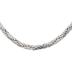 White Gold Link Necklace