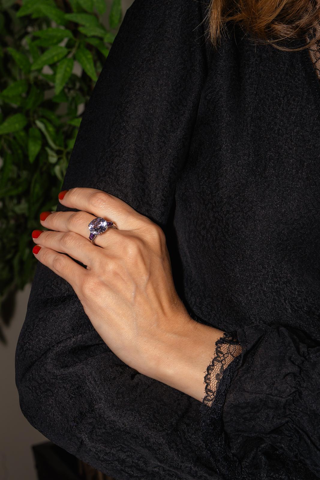 Mauboussin Ring Libre et Sensuelle White gold Amethyst
