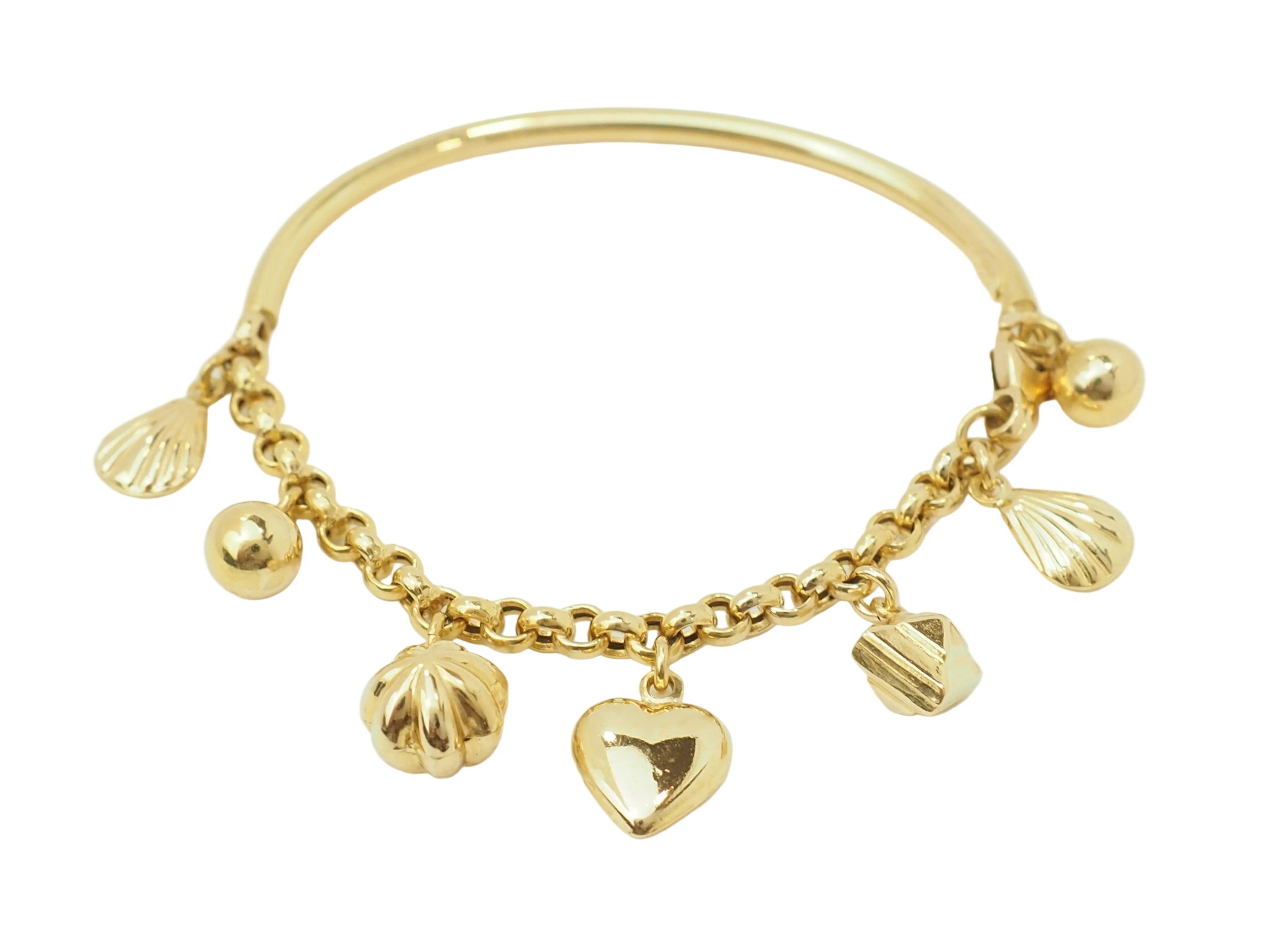Yellow Gold Charm Bracelet