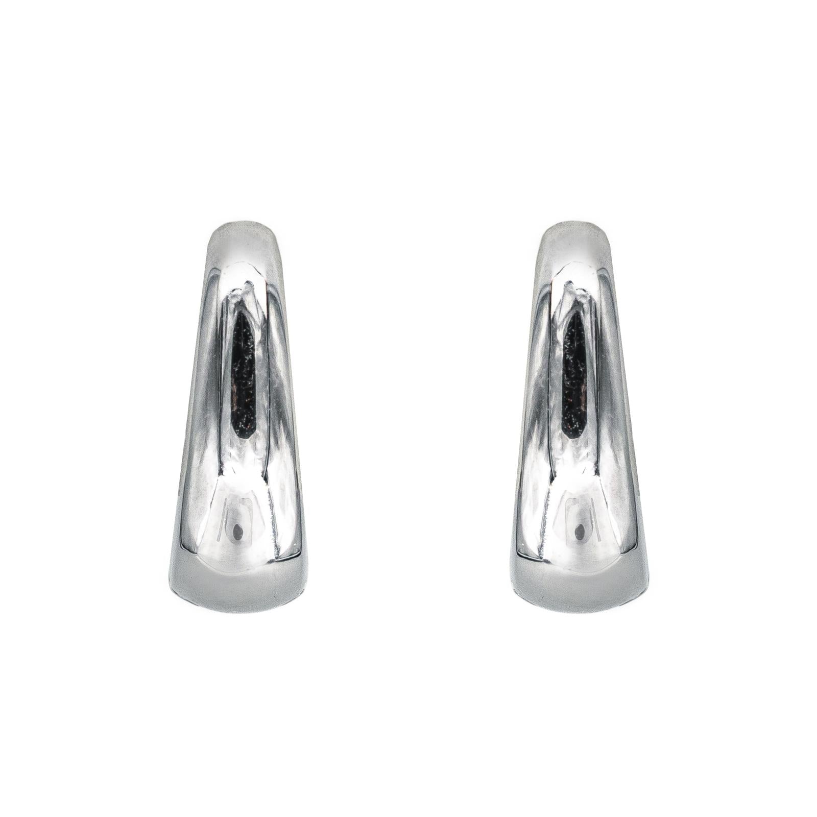 Boucles d'oreilles Créoles Or blanc