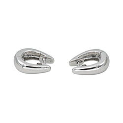 Boucles d'oreilles Créoles Or blanc