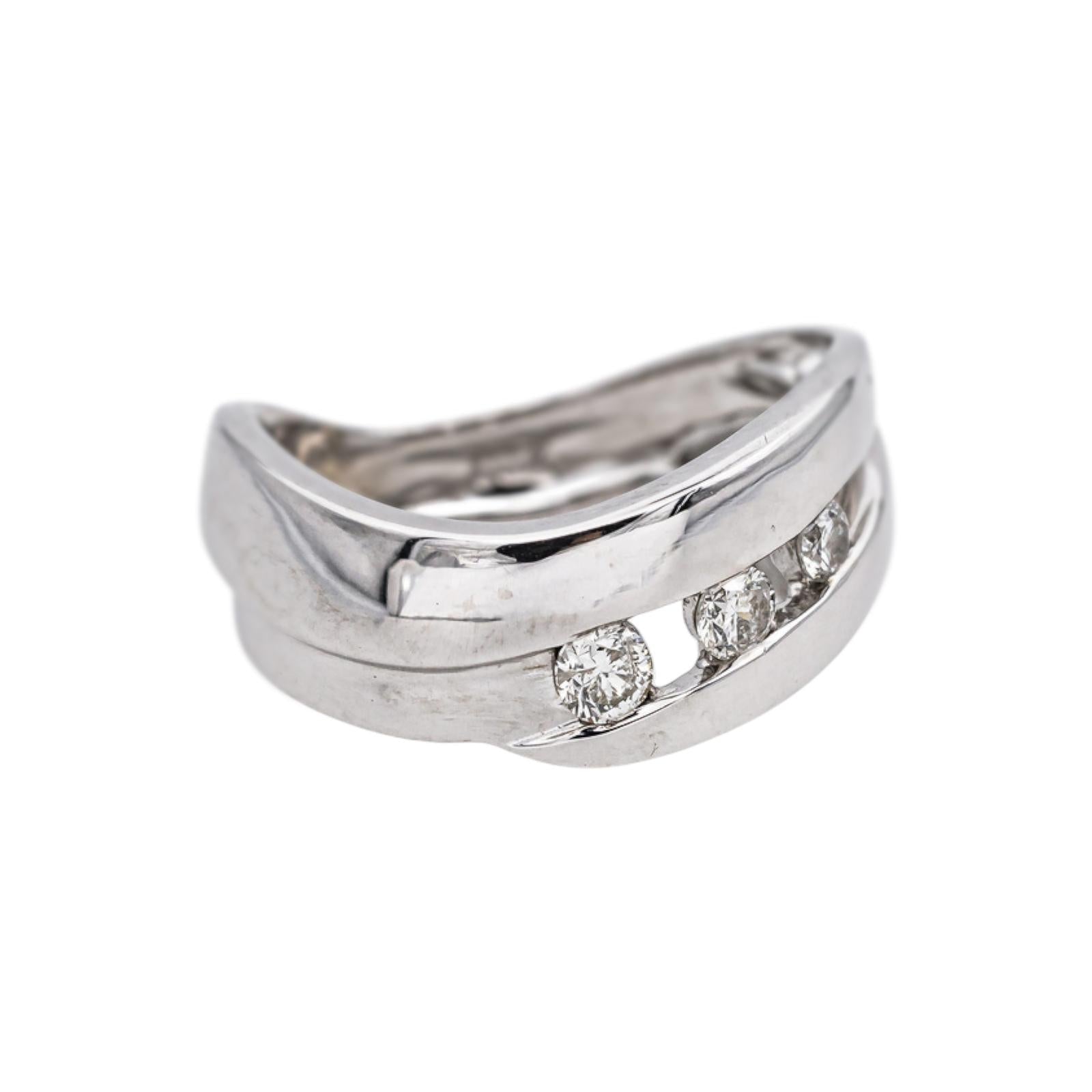 Bague Or blanc Diamant