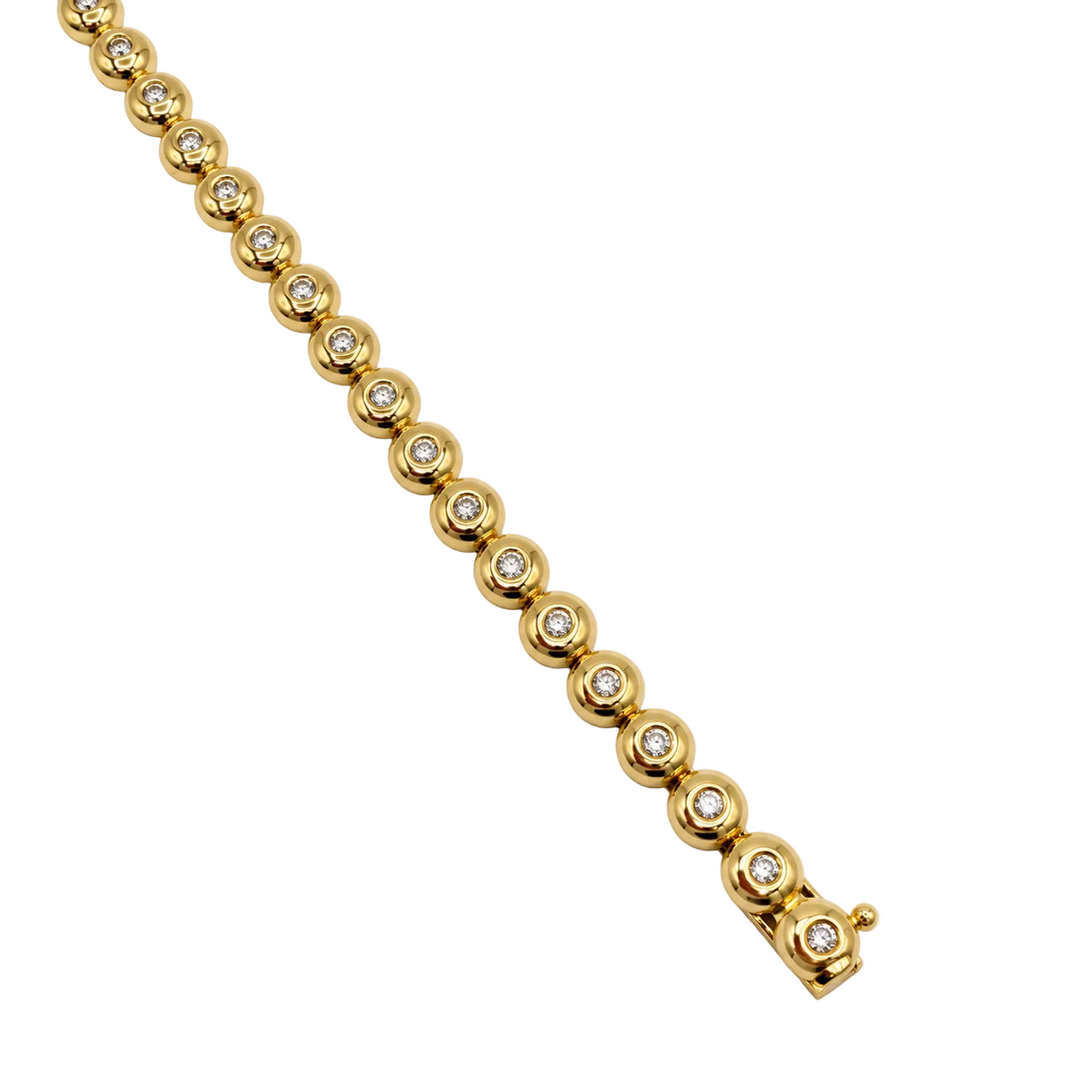 Yellow Gold and Diamond Bracelet
