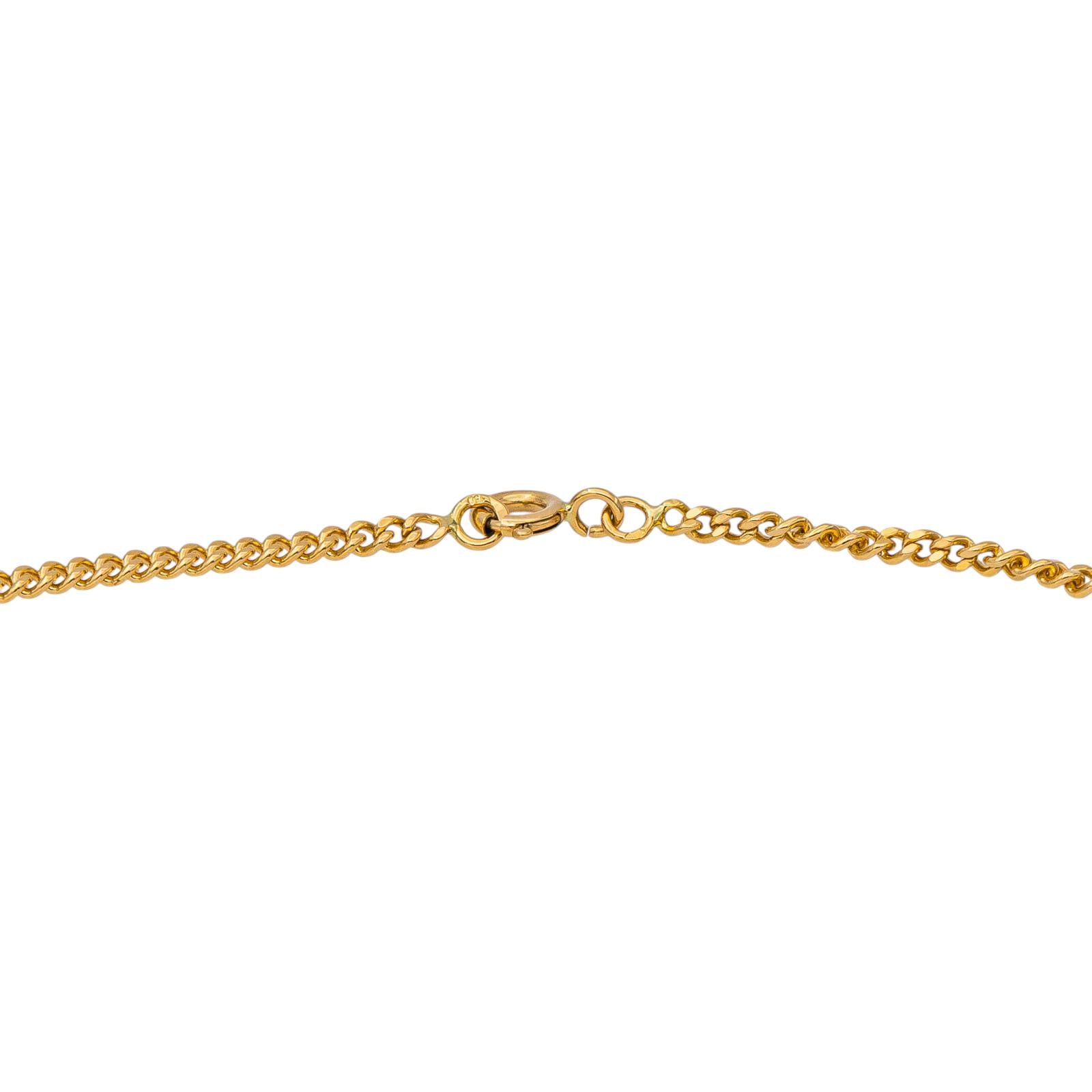 Collier Maille gourmette Or jaune