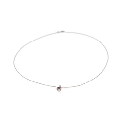 Mauboussin "Life, Pleasure & Passion" Necklace in White gold with Rubies